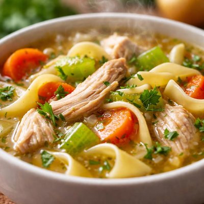 Image of Cold Blasting Chicken Noodle Soup