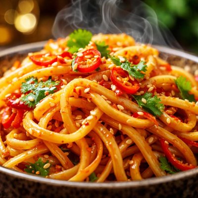 Image of Cold Chili Orange Noodles
