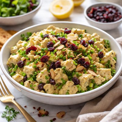 Image of Cold Curried Chicken Salad with Cranberries