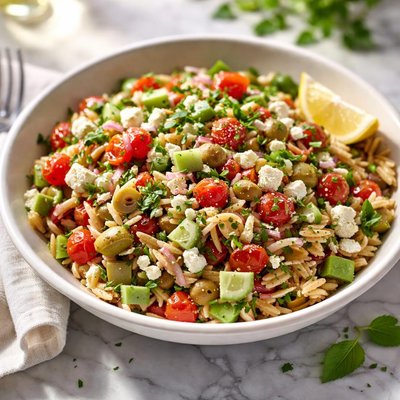 Image of Cold Orzo Salad