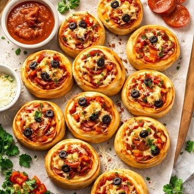 Image of Cold Pizza Pinwheels