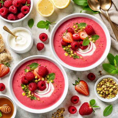 Image of Cold Raspberry Soup