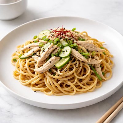 Image of Cold Sesame Noodles with Shredded Chicken
