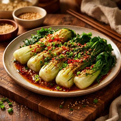 Image of Cold Sesame Pak Choi
