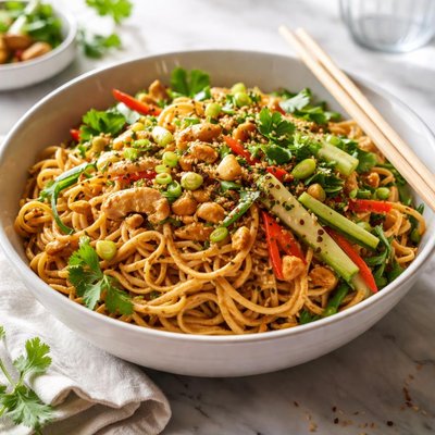 Image of Cold Spicy Cashew Noodles