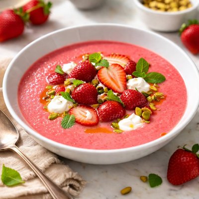 Image of Cold Strawberry Soup