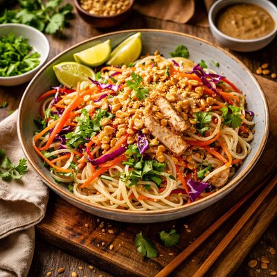 Image of Cold Thai Noodle Salad