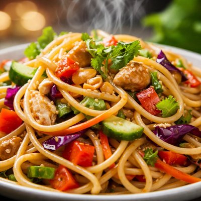 Image of Cold Thai Pasta Salad