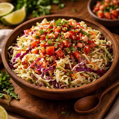 Image of Cole Slaw with Pico De Gallo