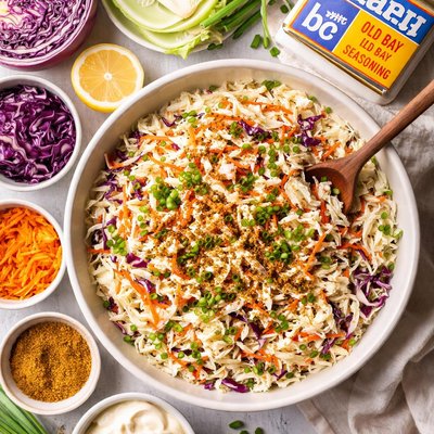 Image of Coleslaw with Old Bay Seasoning