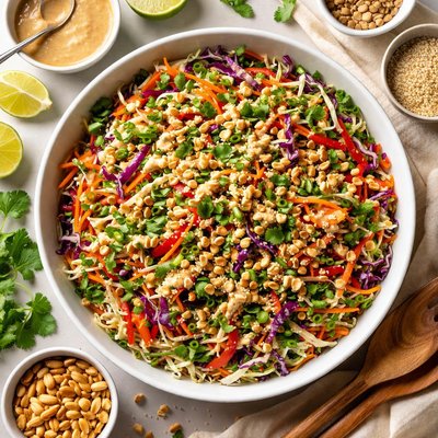 Image of Coleslaw with Peanut Dressing