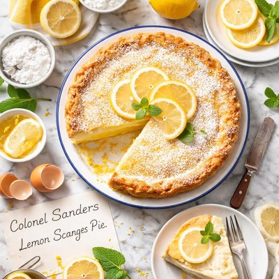 Image of Colonel Sanders Lemon Sponge Pie