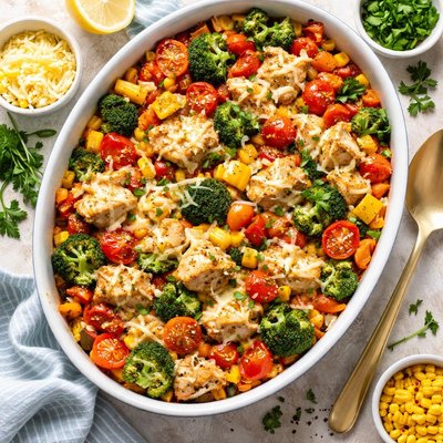 Image of Colorful Chicken Casserole