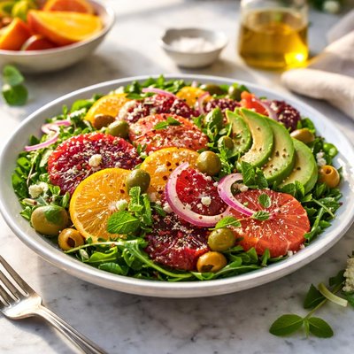 Image of Colorful Citrus Spanish Salad