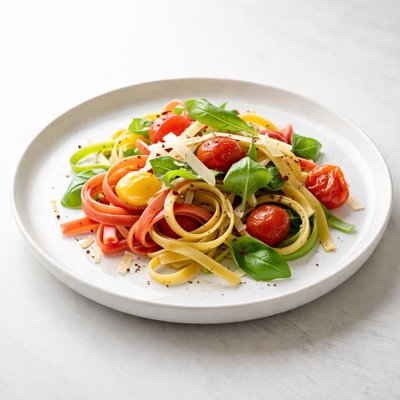 Image of Colorful Pasta Lunch
