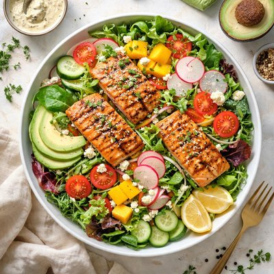 Image of Colorful Salmon Salad