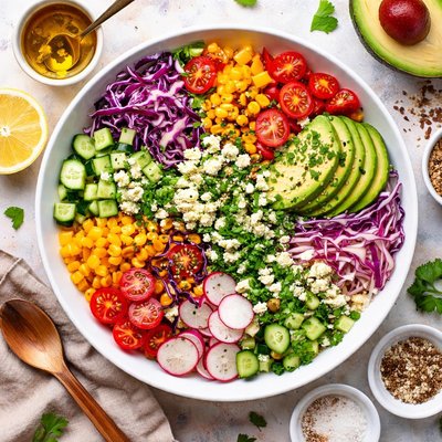 Image of Colorful Vegetable Salad