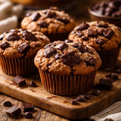 Image of Colossal Chocolate Chunk Muffins