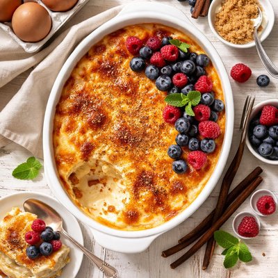 Image of Comfort Food Baked Custard