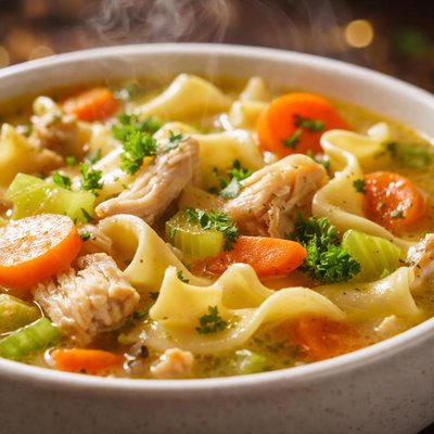 Image of Comforting Chicken Noodle Soup