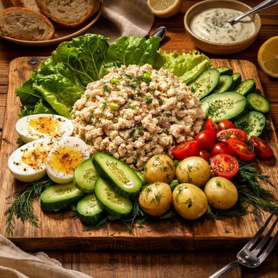 Image of Composed Dilled Tuna Salad