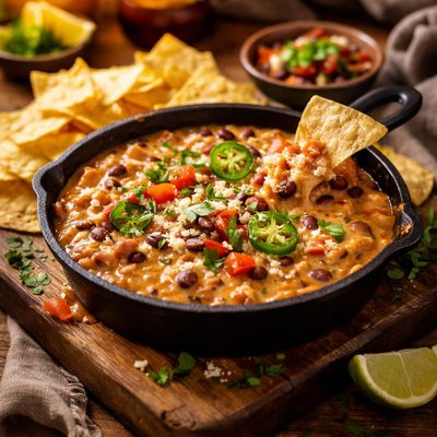 Image of Con Queso Bean Dip Microwave