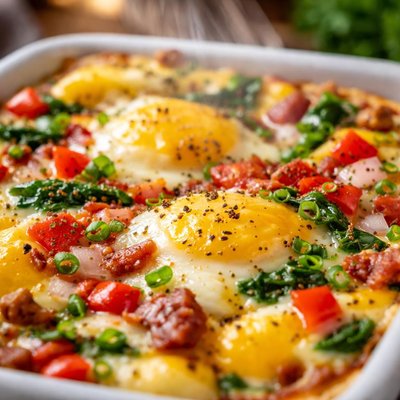Image of Confetti Egg Bake