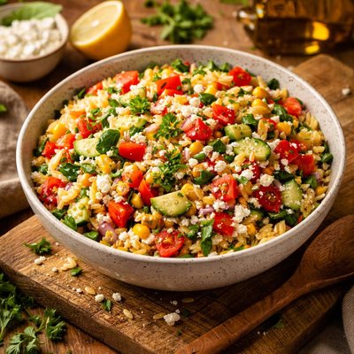 Image of Confetti Orzo Salad