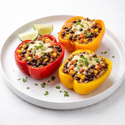 Image of Confetti Stuffed Bell Peppers