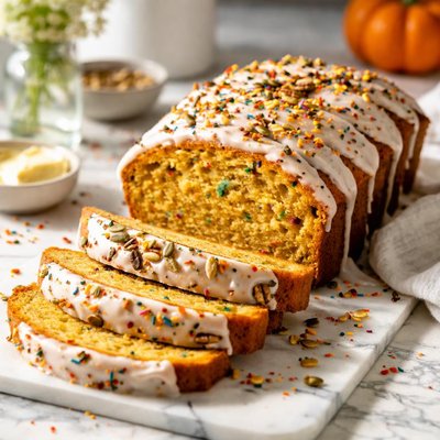 Image of Confetti Yeasted Pumpkin Bread