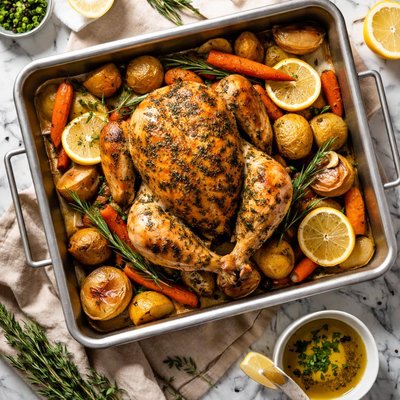Image of Convection Oven Roast Chicken for Toaster Oven