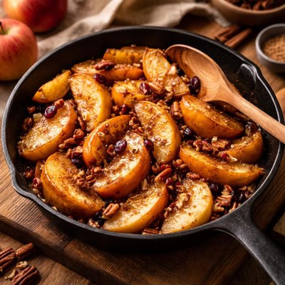 Image of Cooked Apples with a Twist