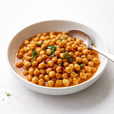 Image of Cooked Chickpeas or Garbanzos Slow Cooker
