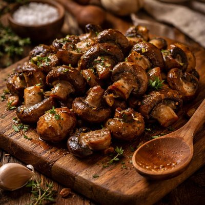 Image of Cooked Mushrooms