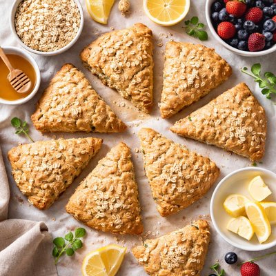 Image of Cooked Oatmeal Scones