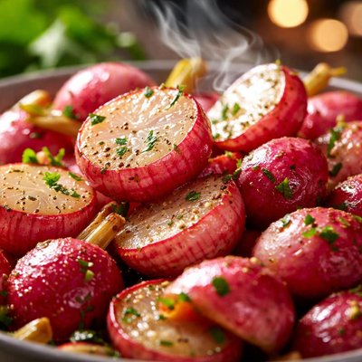 Image of Cooked Radishes Are Yummy
