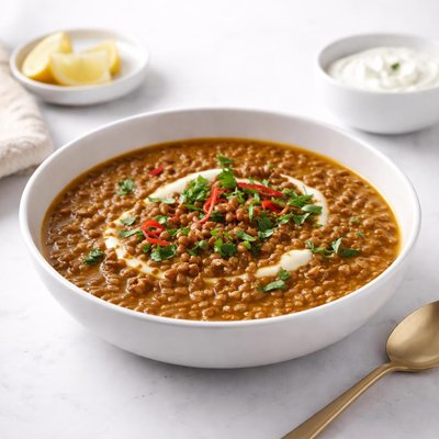 Image of Cooked Sabut Masoor Daal
