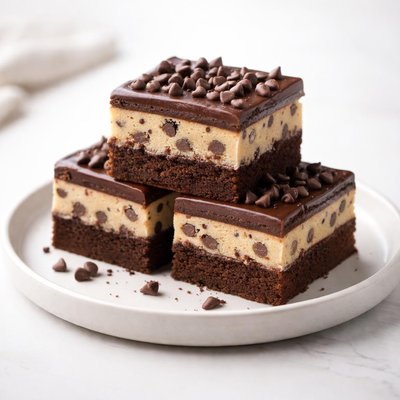 Image of Cookie Dough Brownies Amazing