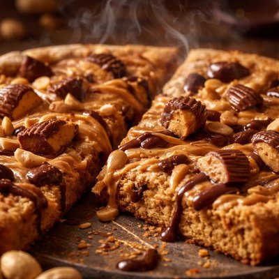 Image of Cookie Pizza with Peanut Butter