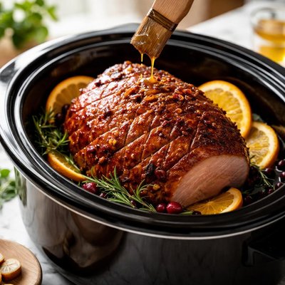 Image of Cooking a Pre Cooked Ham in the Crock Pot