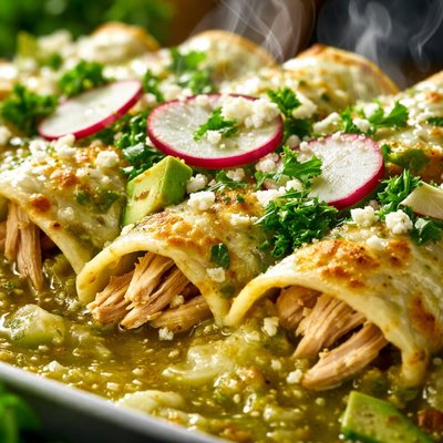Image of Cooking Light Enchiladas Verdes