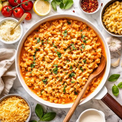Image of Cooks Creamy Tomato Mac and Cheese