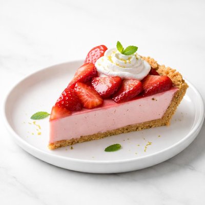 Image of Cool and Easy Strawberry Pie