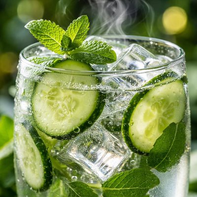 Image of Cool Cucumber and Mint Water