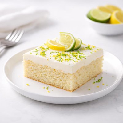 Image of Cool Lemon Lime Sheet Cake