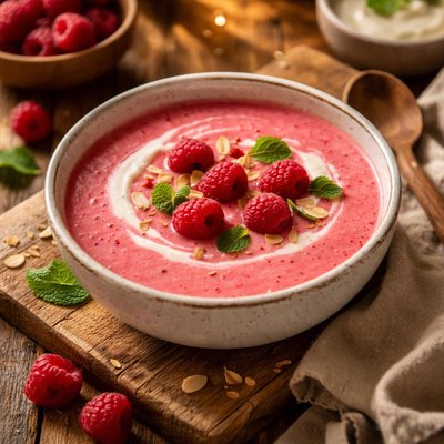Image of Cool Raspberry Soup