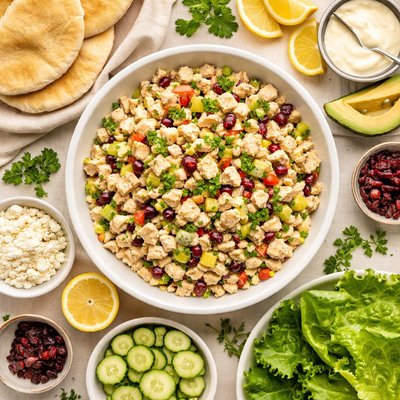 Image of Cool Turkey Salad for Pita or Sandwich