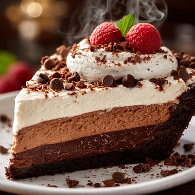 Image of Cool Whip Triple Layer Chocolate Pie