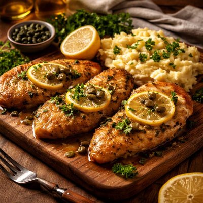 Image of Copycat Air Force One Veal or Chicken Piccata