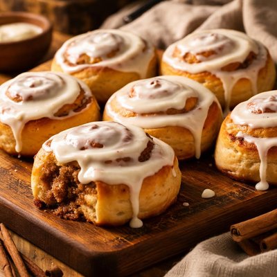 Image of Copycat Cinnabon Rolls with Icing